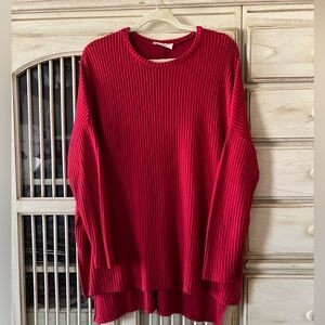 Soft Red Zenana Sweater